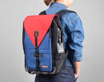 K.Apache Unisex Laptop Backpack for Office or School