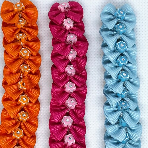 Tiny Teacup Dog Hair Bows Puppy Hair Bows Baby Hair Bows Etsy