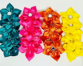 Flower Dog Bows