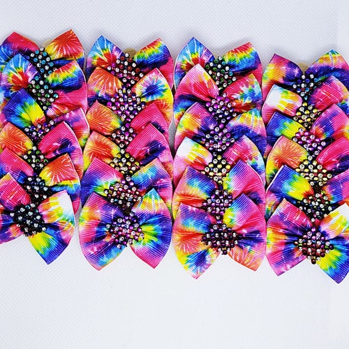 Super Value Pack of 100 Dog Grooming Hair Bows Many Variety Etsy