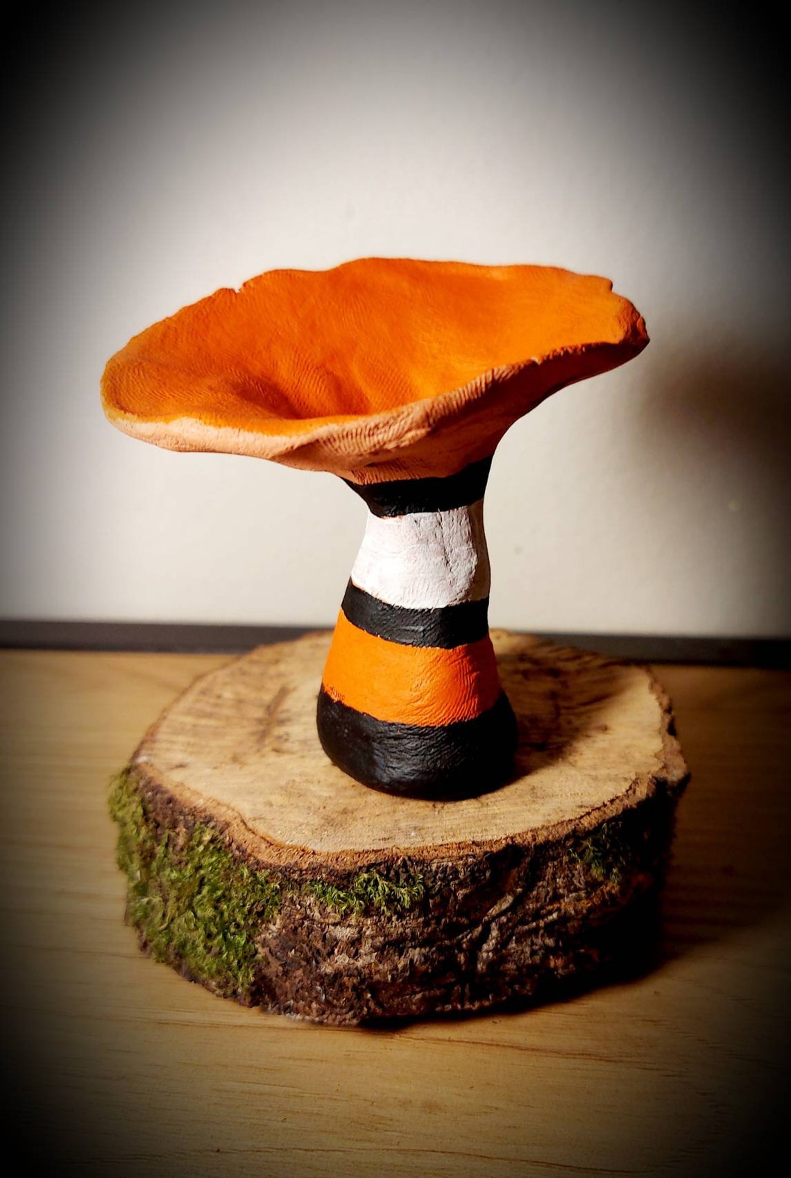 Hand crafted painted 2x clay mushrooms plant pot/terrarium or Etsy