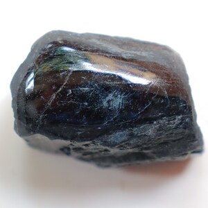 One Side Polished Black Tourmaline, Natural Black Tourmaline Hand Stone, Black Tourmaline Crystal Reverse negativity, Black Tourmaline Stone
