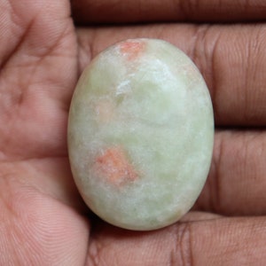 Natural Yellow Serpentine Palm Stone, Polished Yellow Serpentine Gemstone, Yellow Serpentine, Yellow Serpentine Pocket stone, yellow stone