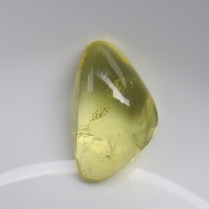 A + Zitronenquarz Cabochon, Zitronenquarz Kleiner Stein Halbedelstein Cabochon, Zitronen Kristall Cabochon, Taschenstein Edelstein