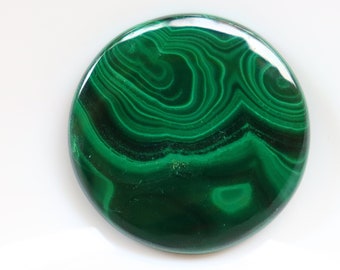 Malachite Cabochon, Natural Malachite Cabochon For Making Jewelry, Malachite Cabochon, Loose Stone, Pocket Stone, Gemstone, Healing Crystal