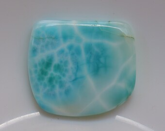 Larimar Cabochon, Top Quality Designer Larimar Gemstone, Natural Larimar, Larimar Gemstone, Larimar Cab, Larimar Stone For Jewelry.