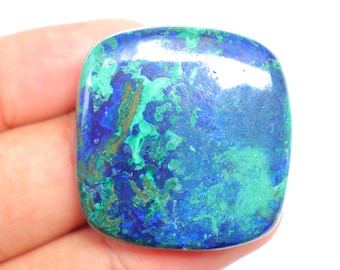 The Best! Azurite Malachite Cabochon, High Quality Azurite Malachite, Natural Azurite Malachite Cabochon, Loose Gemstone For Jewelry Making.