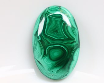 Malachite Cabochon, Natural Malachite Cabochon For Making Jewelry, Malachite Cabochon, Loose Stone, Pocket Stone, Gemstone, Healing Crystal