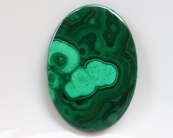 Malachite Cabochon, Natural Malachite Cabochon For Making Jewelry, Malachite Cabochon, Loose Stone, Pocket Stone, Gemstone, Healing Crystal