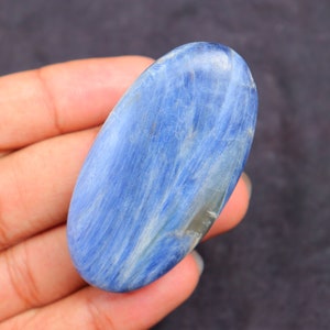 A+ Blue Kyanite crystal confidence stone, palmstone kyanite healing crystal blue natural crystal rough kyanite, rough crystal kyanite chakra