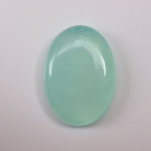 Cabochon calcédoine bleu aqua naturelle, cabochon de pierres semi-précieuses calcédoine bleue, cabochon de pierres semi-précieuses calcédoine bleue, cabochon de cristal bleu, pierre de poche