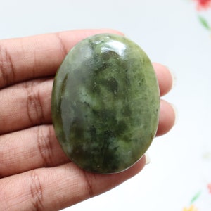 Natuurlijke vessonietpalmsteen - vessonietpalmedelsteen - palmsteen voor sieraden - aantrekkelijke edelsteenafmetingen - 58 x 44 x 13 mm - 61 g /...