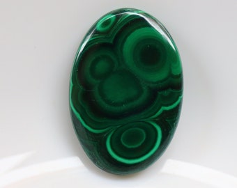 Malachite Cabochon, Natural Malachite Cabochon For Making Jewelry, Malachite Cabochon, Loose Stone, Pocket Stone, Gemstone, Healing Crystal