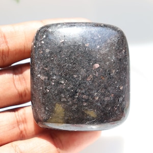 Nuummite Palm stone - polished stones - healing crystals and stones - Nuummite stones - Nuummite Palms, healing stone, christmas gift.