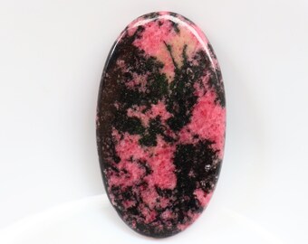 A+ Big Size Rhodonite Cabochon, Polished Rhodonite Cabochon, Loose Stone , Rhodonite Pocket Stone, Natural Rhodonite, For Jewelry Gemstone