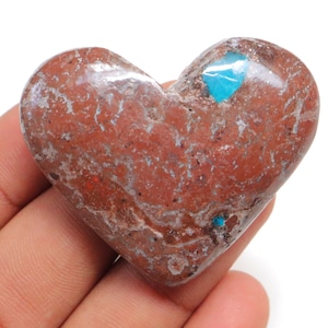 Unique Rare Cavansite Heart stone, Natural Cavansite Heart, Cavansite Tumble, Cavansite Palmstone, Cavansite Specimen, Cavansite from India