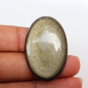 Cabujón de obsidiana brillante con brillo dorado A+, piedra preciosa de obsidiana brillante, joyería de obsidiana, obsidiana dorada brillante, piedra preciosa suelta de obsidiana arcoíris