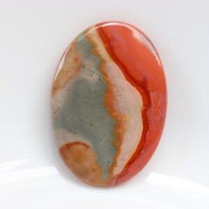 Polygram jaspis cabochon, groot formaat edelsteen, natuurlijke polygram jaspis cabochon, losse steen mooi design cabochon, zaksteen, kristal