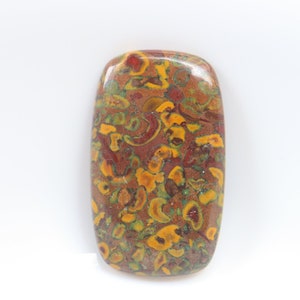 Diaspro naturale a forma di frutto, pietra preziosa, cristallo curativo, cabochon, pietra curativa, pietra sciolta, pietra tascabile, diaspro a forma di frutto, pietra preziosa sciolta.