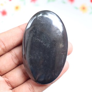 Black Tourmaline palmstome Stone, Black Tourmaline Crystal, Black Tourmaline palmstone, Protection Crystal, healing stone, Christmas Gift