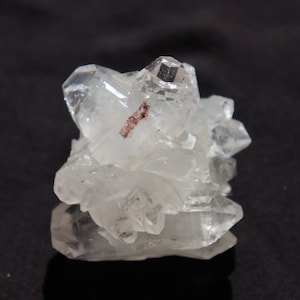 Natural White Apophyllite Cluster, Clear Apophyllite Crystal, Cubic White Apophyllite Specimen, Raw Apophyllite Crystal, Light Crystal