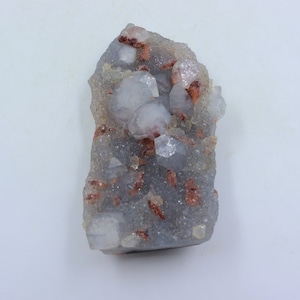 Brown Stilbite on Grey Chalcedony, Chalcedony Mineral, Brown Stilbite on Grey Chalcedony Specimen, Natural Brown Stilbite On Grey Chalcedony
