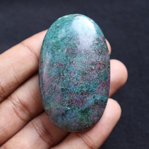 Top Quality Natural Ruby Kyanite Palmstone, Ruby Kyanite Palmstone, Handmade Ruby Kyanite Stone,  High quality for jewels