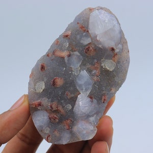 Brown Stilbite on Grey Chalcedony, Chalcedony Mineral, Brown Stilbite on Grey Chalcedony Specimen, Natural Brown Stilbite On Grey Chalcedony