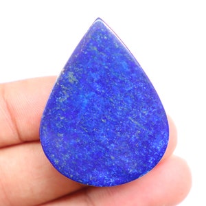 A+ Cabochon en lapis-lazuli, pierre précieuse de lapis-lazuli, pierre de lapis-lazuli en vrac, pierre précieuse en vrac pour bijoux, pierre de poche bleu et or