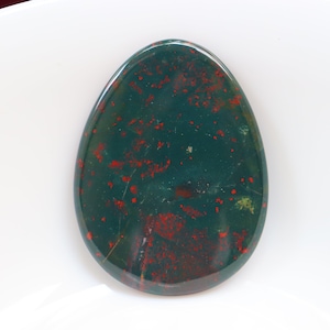Blutstein Cabochon, große Größe, Blutstein Cabochon, Blutstein Stressstein Blutstein Cabochon, Heilstein, Taschenstein, lose Stein