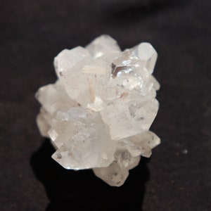 Natural White Apophyllite Cluster, Clear Apophyllite Crystal, Cubic White Apophyllite Specimen, Raw Apophyllite Crystal, Light Crystal