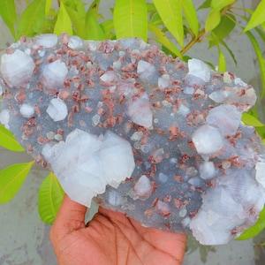 Huge 66.33oz Brown Stilbite on Grey Chalcedony, Chalcedony Mineral, Brown Stilbite on Grey Chalcedony Specimen, Natural Brown Stilbite.