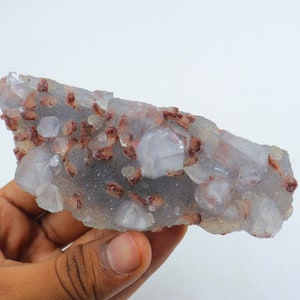 Brown Stilbite on Grey Chalcedony, Chalcedony Mineral, Brown Stilbite on Grey Chalcedony Specimen, Natural Brown Stilbite On Grey Chalcedony