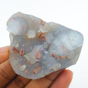Brown Stilbite on Grey Chalcedony, Chalcedony Mineral, Brown Stilbite on Grey Chalcedony Specimen, Natural Brown Stilbite On Grey Chalcedony