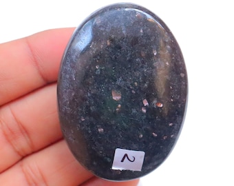 Nuummite Palm Stone, Natural Nuummite Palm, Polished Stones - Healing Crystals and Stones - Nuummite Stones - Nuummite Palms, Healing Stone