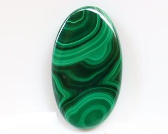Malachite Cabochon, Natural Malachite Cabochon For Making Jewelry, Malachite Cabochon, Loose Stone, Pocket Stone, Gemstone, Healing Crystal