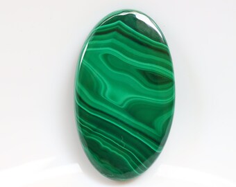 Malachite Cabochon, Natural Malachite Cabochon For Making Jewelry, Malachite Cabochon, Loose Stone, Pocket Stone, Gemstone, Healing Crystal