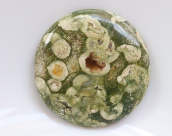 Rainforest Rhyolite Cabochon Stone, Healing Rainforest Jasper Crystals, Healing Rhyolite Stones, Pocket Stone, Loose Stone, Gemstone.