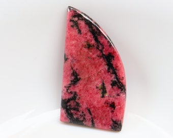 A+ Big Size Rhodonite Cabochon, Polished Rhodonite Cabochon, Loose Stone , Rhodonite Pocket Stone, Natural Rhodonite, For Jewelry Gemstone