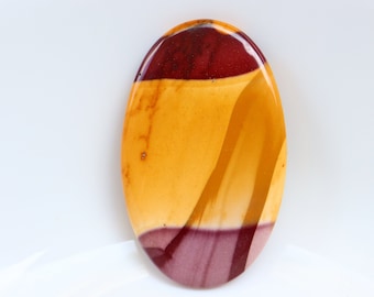 Grote mookaiet cabochon, meerkleurige mookaiet jaspis, natuurlijke edelsteen, helende steen, kristal, cabochon, zaksteen, mookaietsteen,