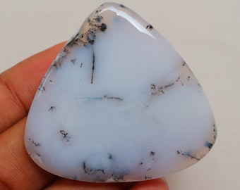 Big Size Dendrite Opal Cabochon, Natural Designer Dendrite Cabochon, Loose Gemstone For Jewelry, Crystal, Healing Stone, Dendrite Cabochon