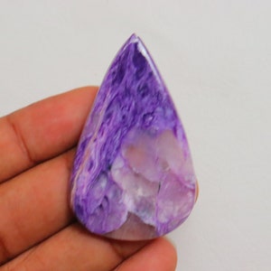 Big Size Unique Charoite Cabochon, Natural Charoite Cabochon, Loose Stone, Charoite Stone, Charoite Stone for Jewelry, Healing Gemstone.