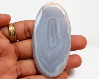Naturlig Botswana agat cabochon, etiska kristaller, helande sten, emotionell balanssten, helande kristall, ficksten, lös sten.