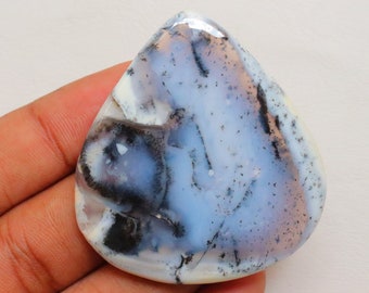 Big Size Dendrite Opal Cabochon, Natural Designer Dendrite Cabochon, Loose Gemstone For Jewelry, Crystal, Healing Stone, Dendrite Cabochon