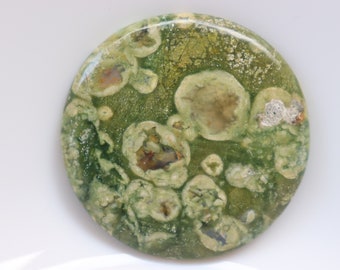 Rainforest Rhyolite Cabochon Stone, Healing Rainforest Jasper Crystals, Healing Rhyolite Stones, Pocket Stone, Loose Stone, Gemstone.
