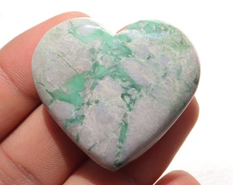 Variscite Heart Stone, Natural Variscite Heart, Utah mined Green Variscite, Variscite Crystal, Crystal Stone, Pocket Stone, Gift for her