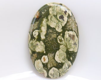 Rainforest Rhyolite Cabochon Stone, Healing Rainforest Jasper Crystals, Healing Rhyolite Stones, Pocket Stone, Loose Stone, Gemstone.