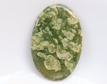Rainforest Rhyolite Cabochon Stone, Healing Rainforest Jasper Crystals, Healing Rhyolite Stones, Pocket Stone, Loose Stone, Gemstone.