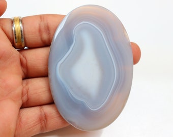 Naturlig Botswana agat cabochon, etiska kristaller, helande sten, emotionell balanssten, helande kristall, ficksten, lös sten.