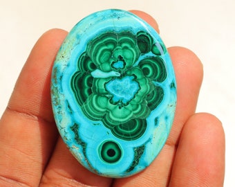 A+ Quality Chrysocolla Malachite Cabochon, Designer Chrysocolla Malachite Gems, Natural Chrysocolla Malachite, Loose Stone forJewelry Making
